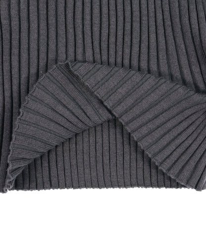 レイヤード見え オフショルダー リブ ニット ミニ ワンピース 157-5951