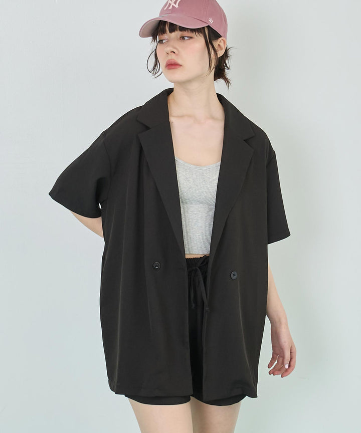 半袖 ジャケット &amp; ショートパンツ セットアップ 158-5774