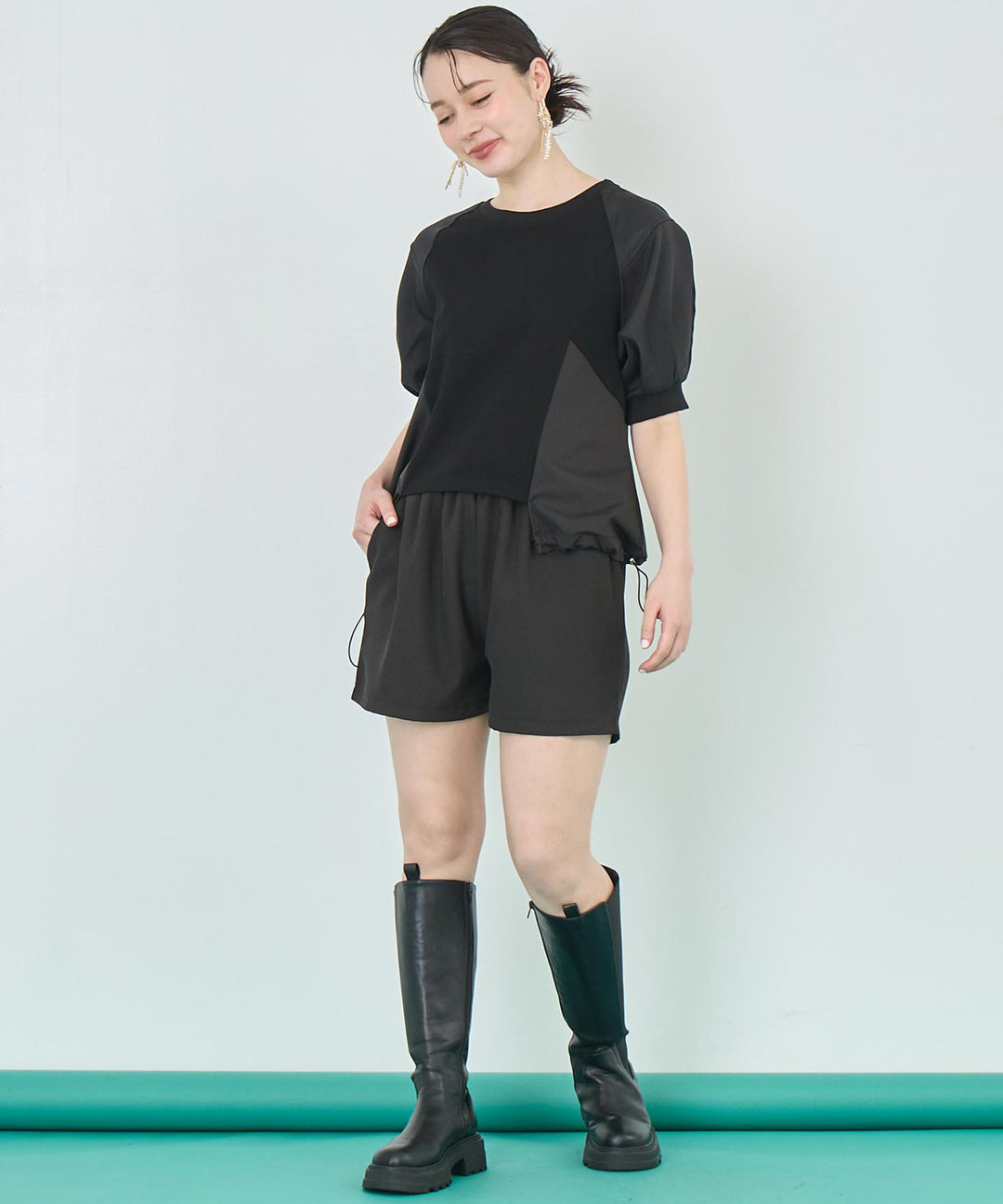 半袖 ジャケット &amp; ショートパンツ セットアップ 158-5774