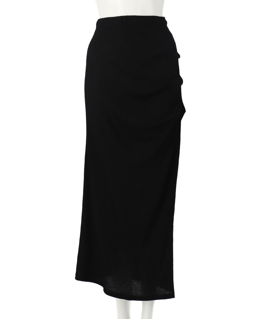 ワンピース風 リブ Tシャツ ロングスカート セットアップ 158-5814
