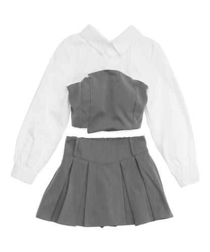 グレー/ホワイト(色見本)