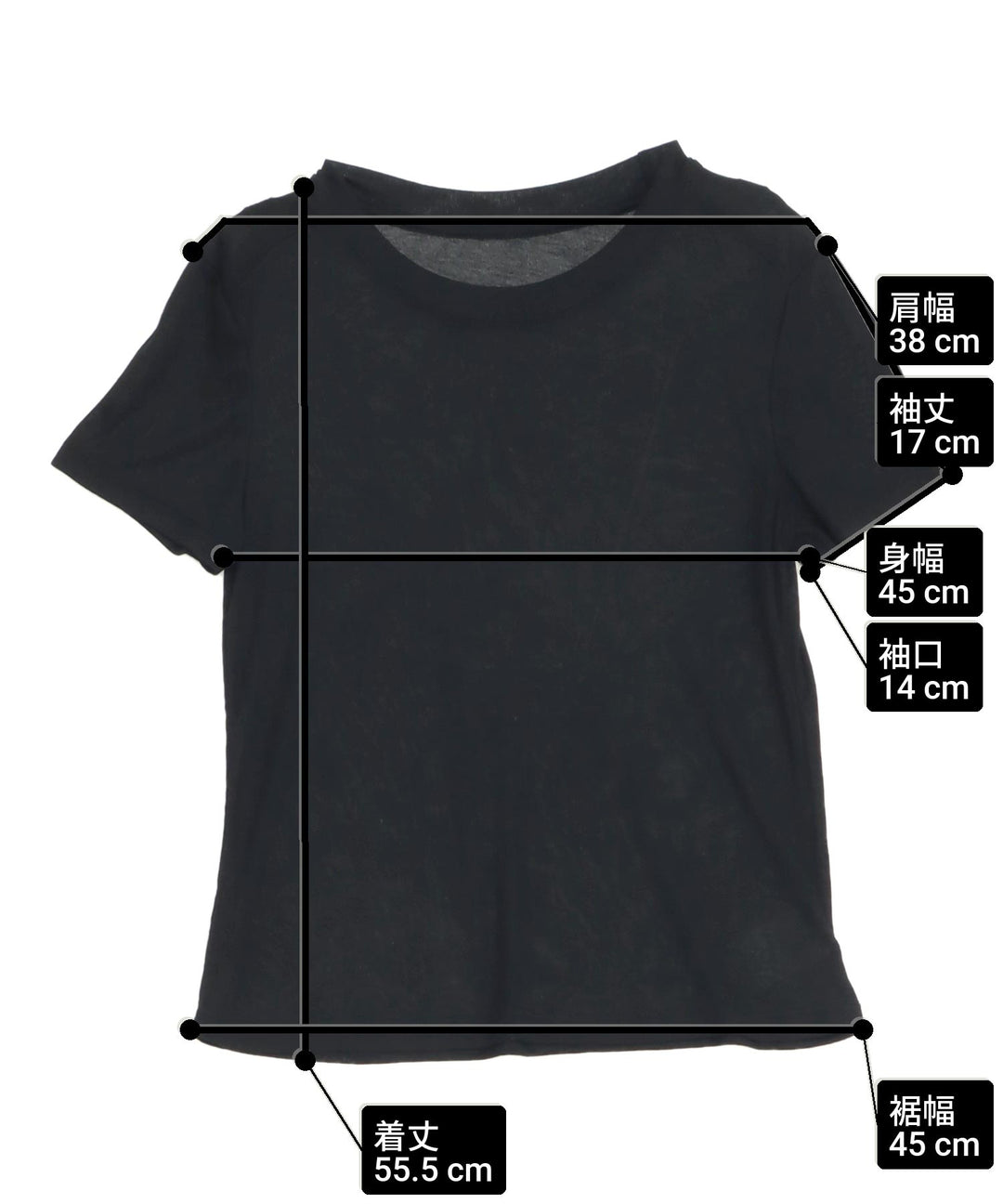 サイズ(Tシャツ)