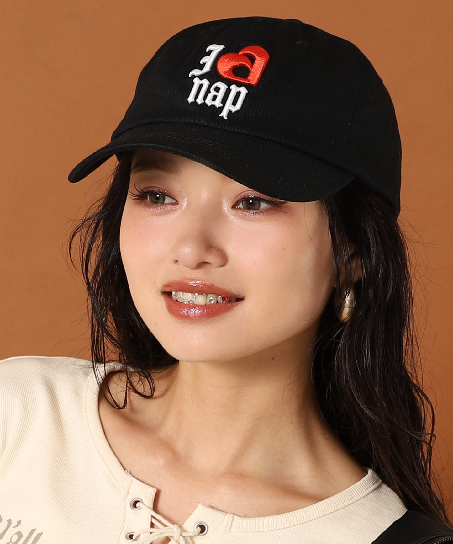 I LOVE anap 刺繍 CAP 159-5926