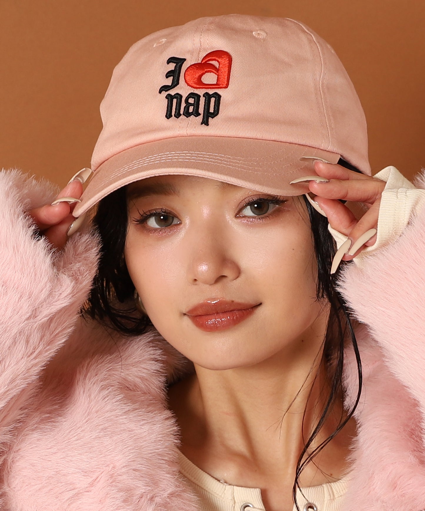 I LOVE anap 刺繍 CAP 159-5926