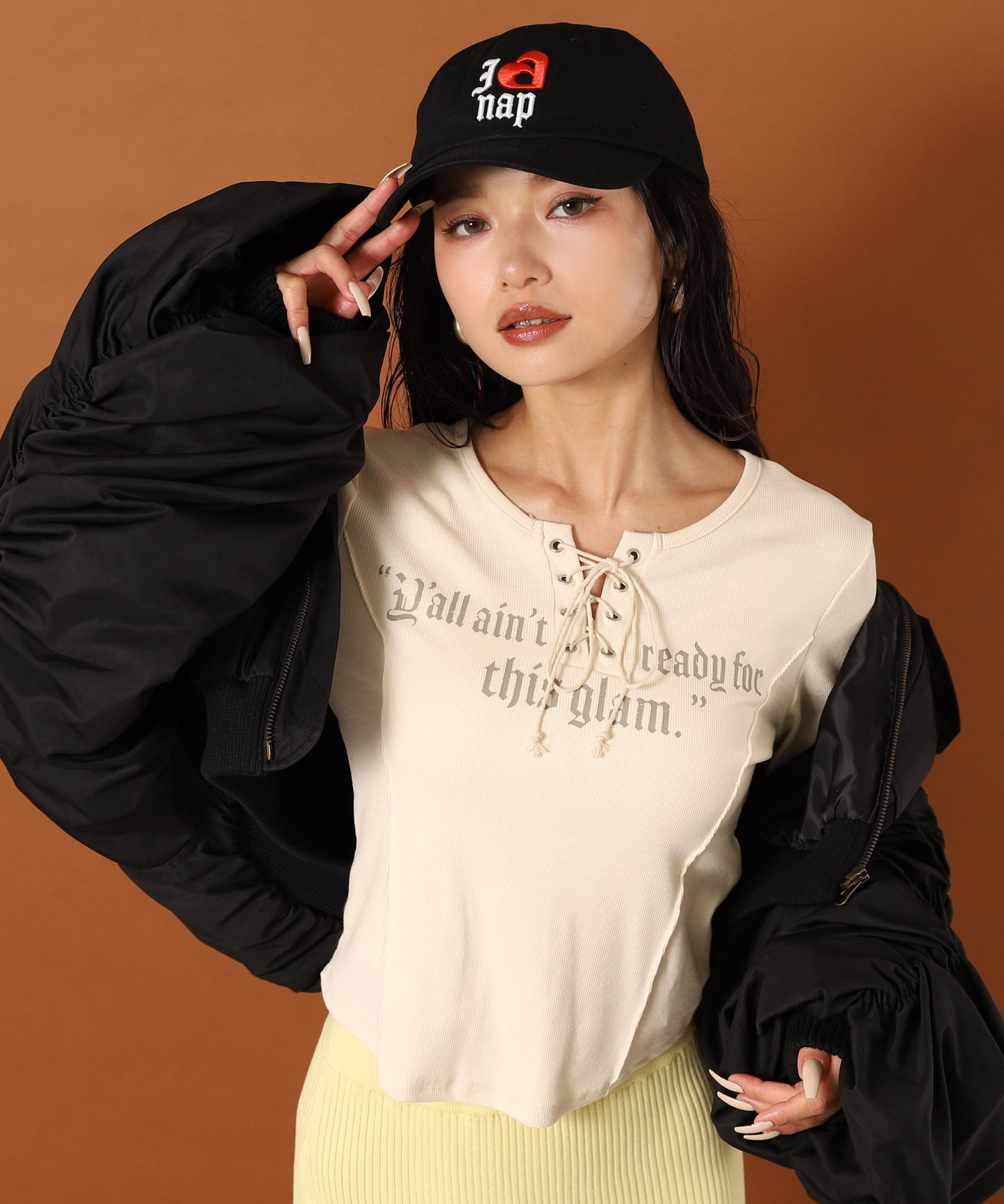 I LOVE anap 刺繍 CAP 159-5926