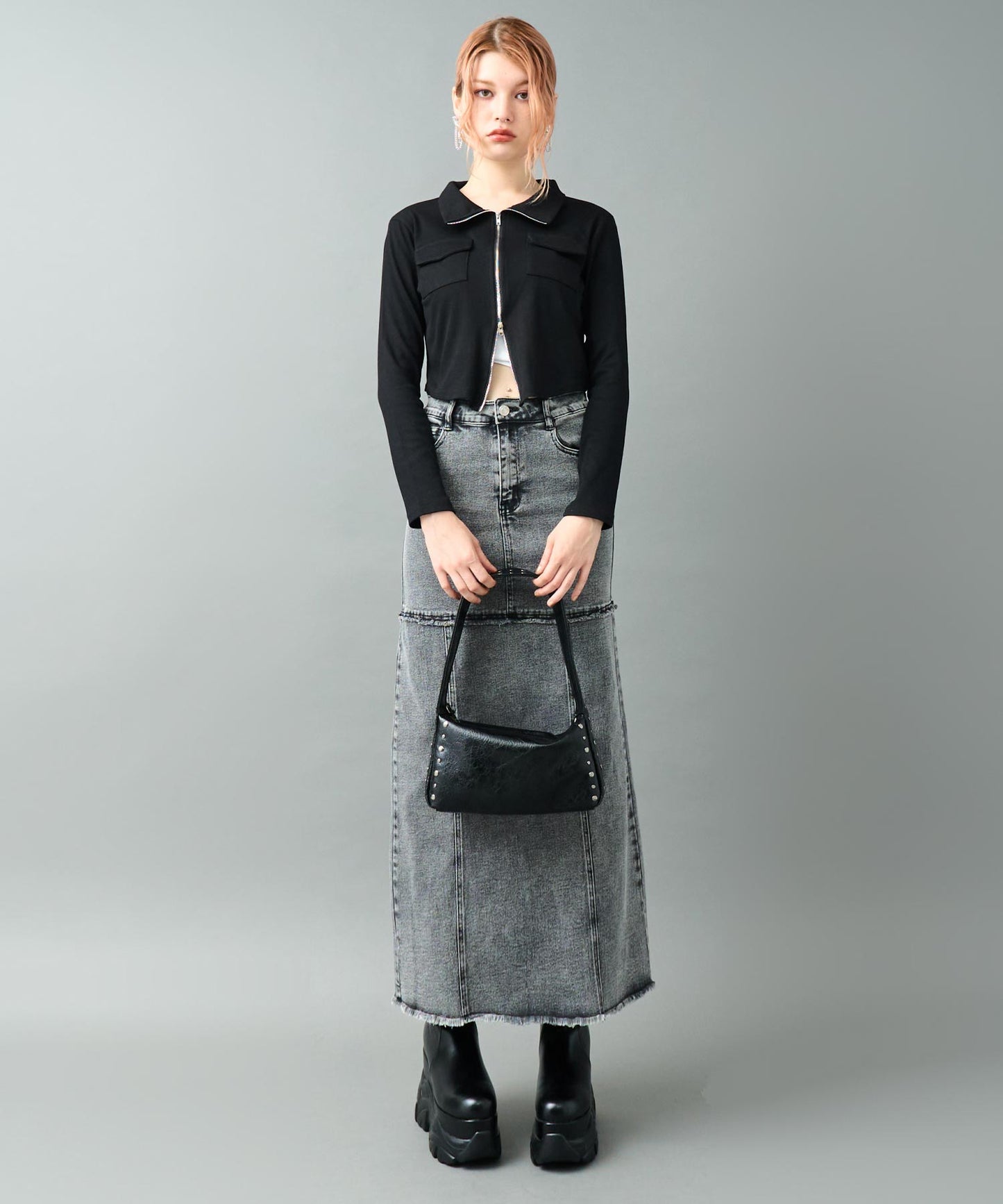 サイド スタッズ 2WAY ショルダー バッグ 159-5931