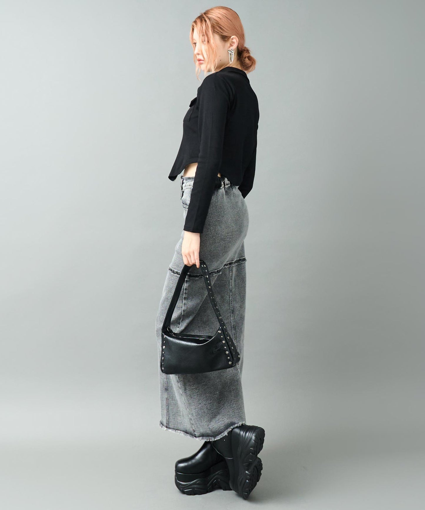 サイド スタッズ 2WAY ショルダー バッグ 159-5931