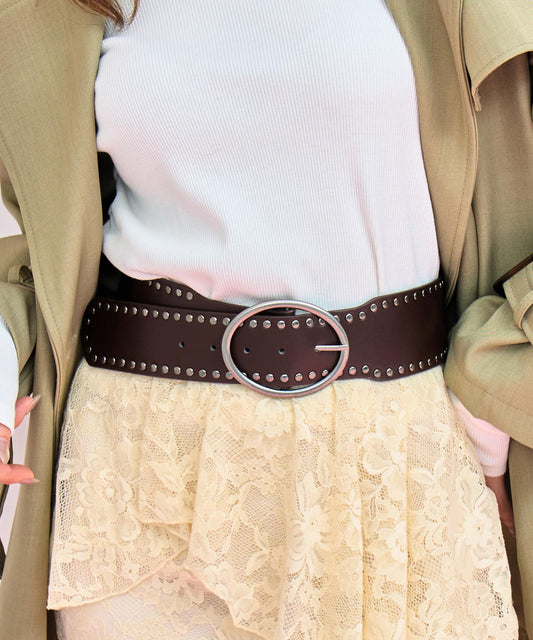 スタッズ 太ベルト 159-6017