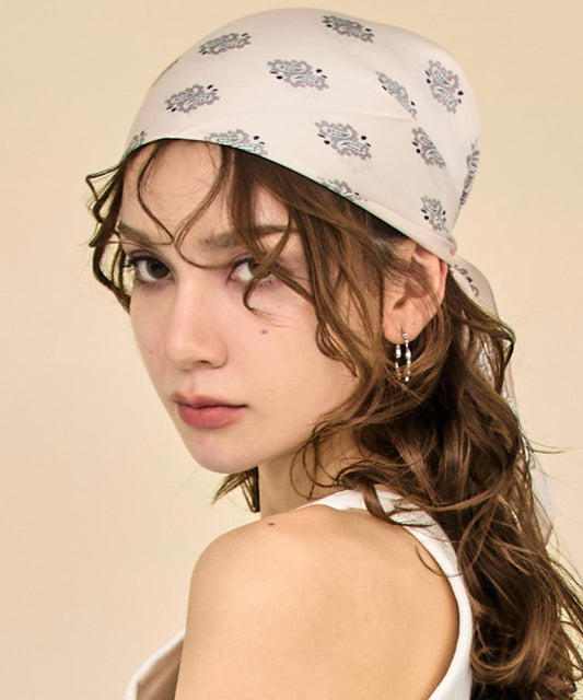 ペイズリー柄 スカーフ 159-6019