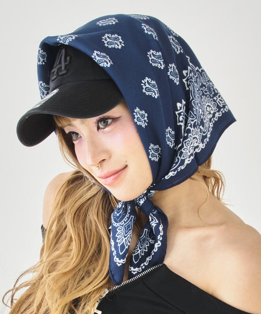 ペイズリー柄 スカーフ 159-6019