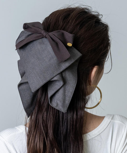 ビッグリボン ヘアクリップ 159-6086