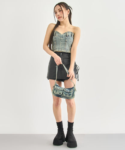 ギャル盛れ 厚底ショートブーツ 159-6105