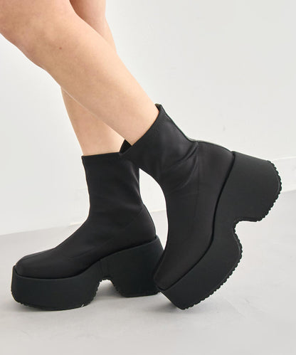 ギャル盛れ 厚底ショートブーツ 159-6105