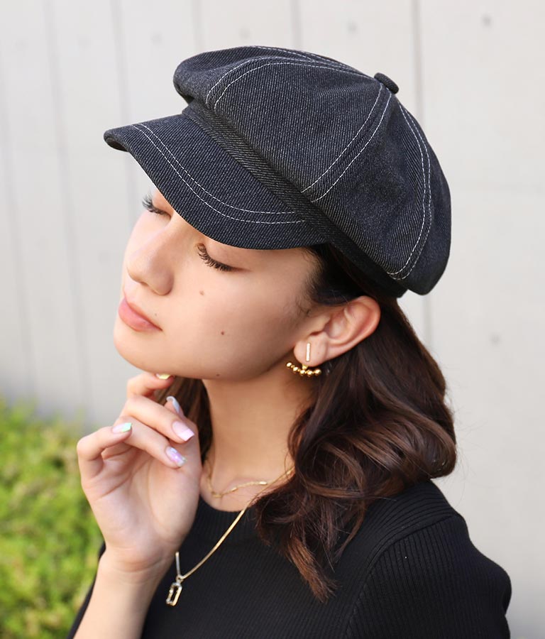 ツイル ステッチ キャスケット  559-5468