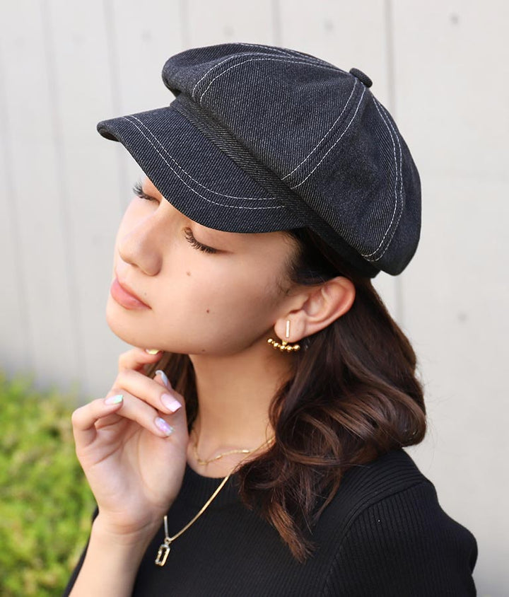 ツイル ステッチ キャスケット  559-5468