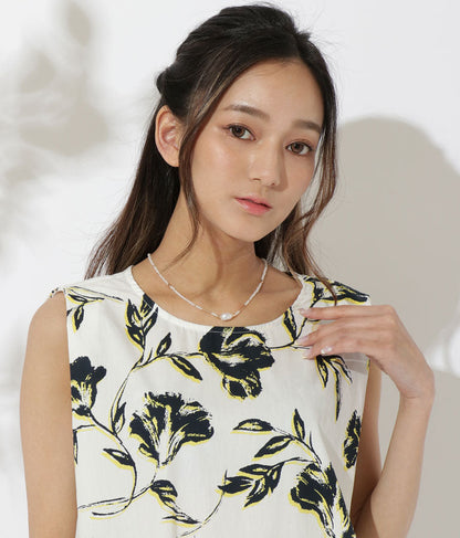 カラービーズ ネックレス 529-6391