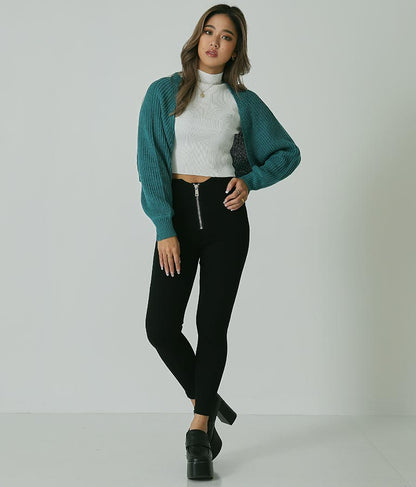 ニットクロップドボレロ 794-8410