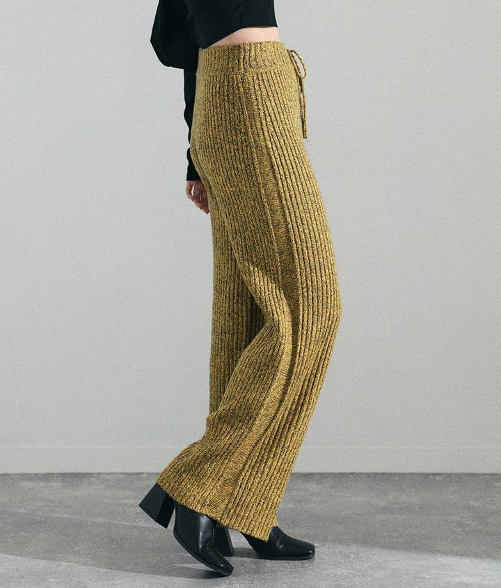 メランジニット ロングパンツ 362-8567