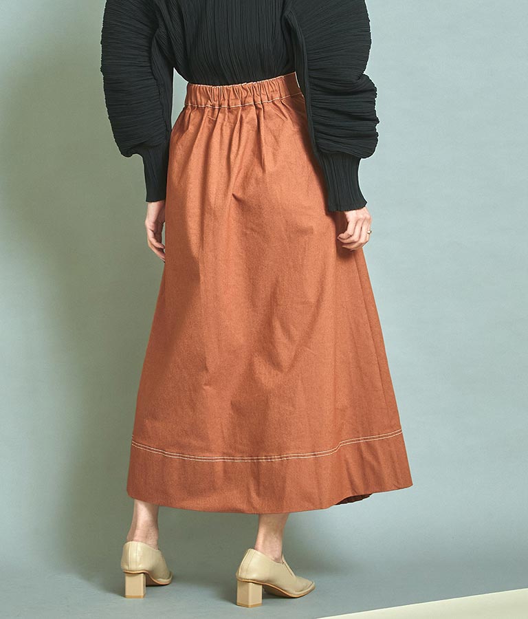 タックプリーツデザインスカート 361-8927