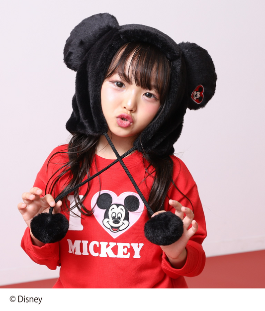 【Disney】＜Mickey＞ ANAP KIDS ファー キャップ【親子お揃い】 429-3442