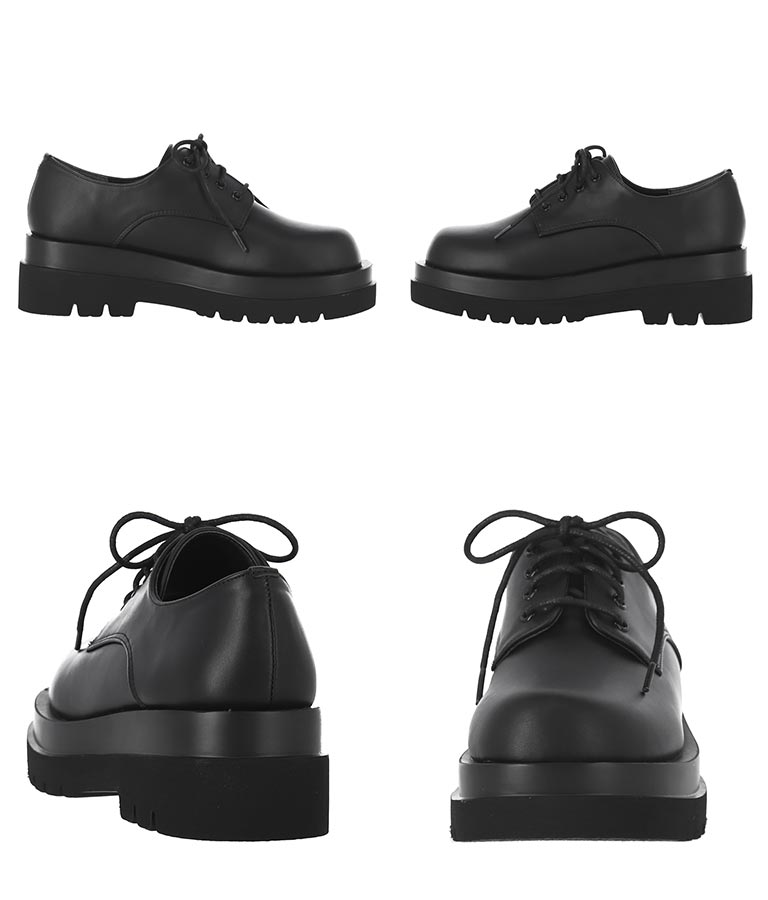 フェイクレザー レースアップ シューズ 799-8413