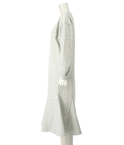 裏起毛スウェットフレアワンピース 157-5316