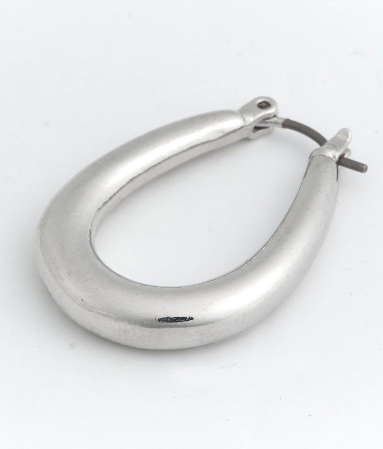 オーバル シンプル ピアス 679-2921