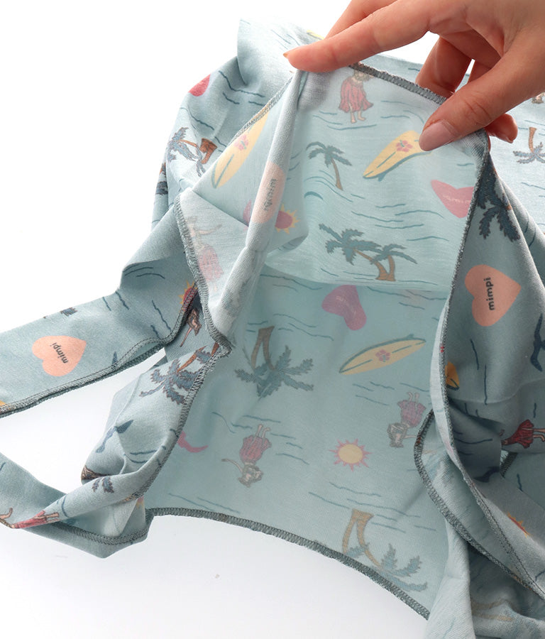 MIMPIロゴ入り総柄マルシェバッグ 859-5394