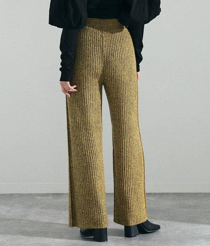メランジニット ロングパンツ 362-8567