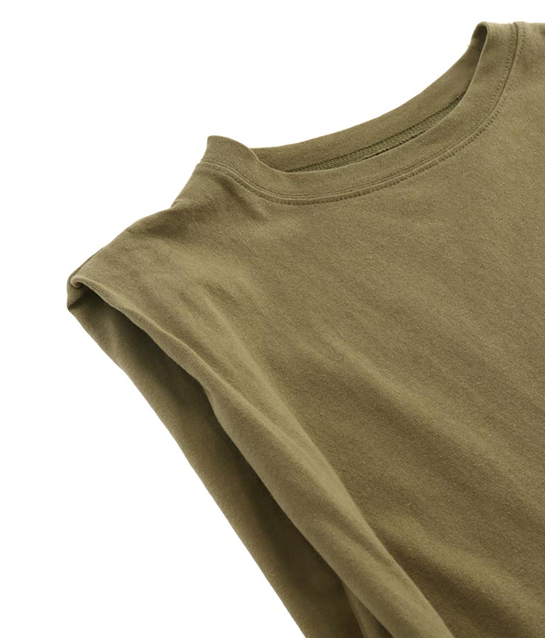 天竺タックショルダーデザインワンピース 367-8768