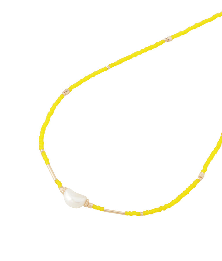 カラービーズ ネックレス 529-6391