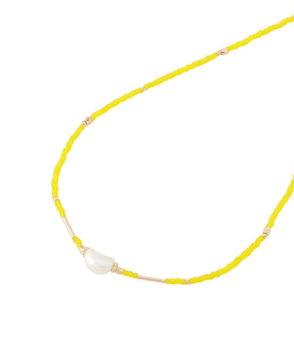 カラービーズ ネックレス 529-6391