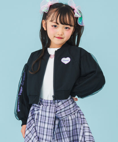 ブラック(110サイズ着用/身長：約113cm)