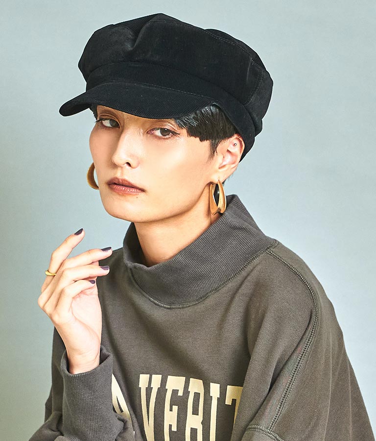 コーデュロイキャスケット