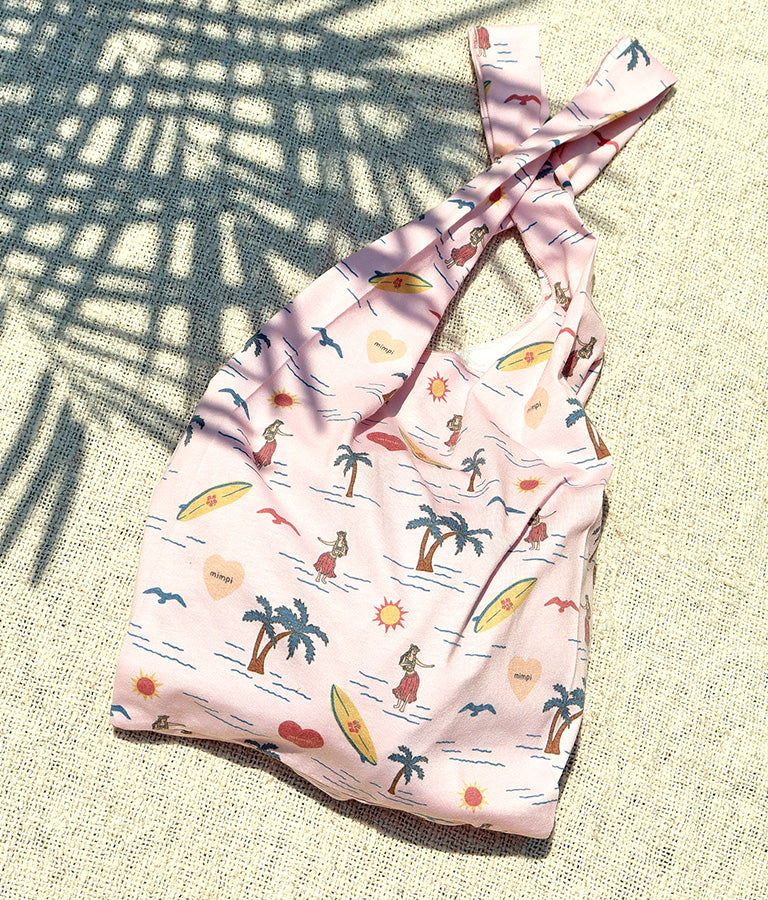 MIMPIロゴ入り総柄マルシェバッグ 859-5394