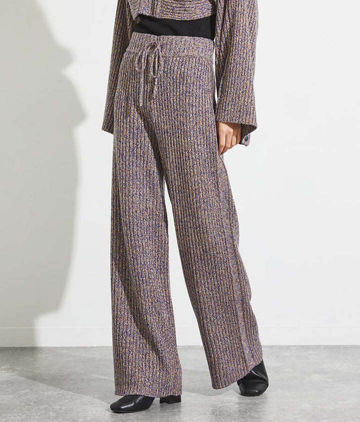 メランジニット ロングパンツ 362-8567