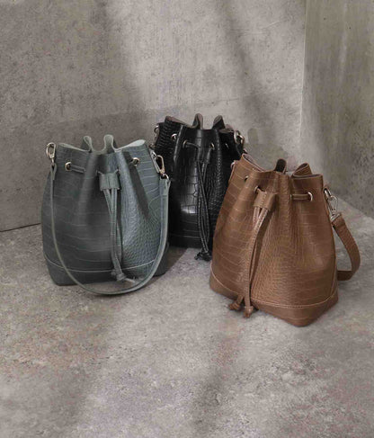 2WAY ショルダー クロコ調 バッグ 159-4703