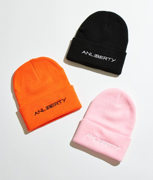 【newhattan】ニューハッタン ANLIBERTY 刺繍 ロゴ ニット キャップ 30-0057