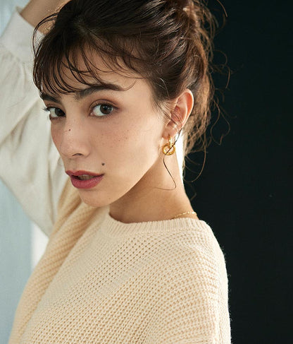 サークルデザイン スタッドピアス 159-5252