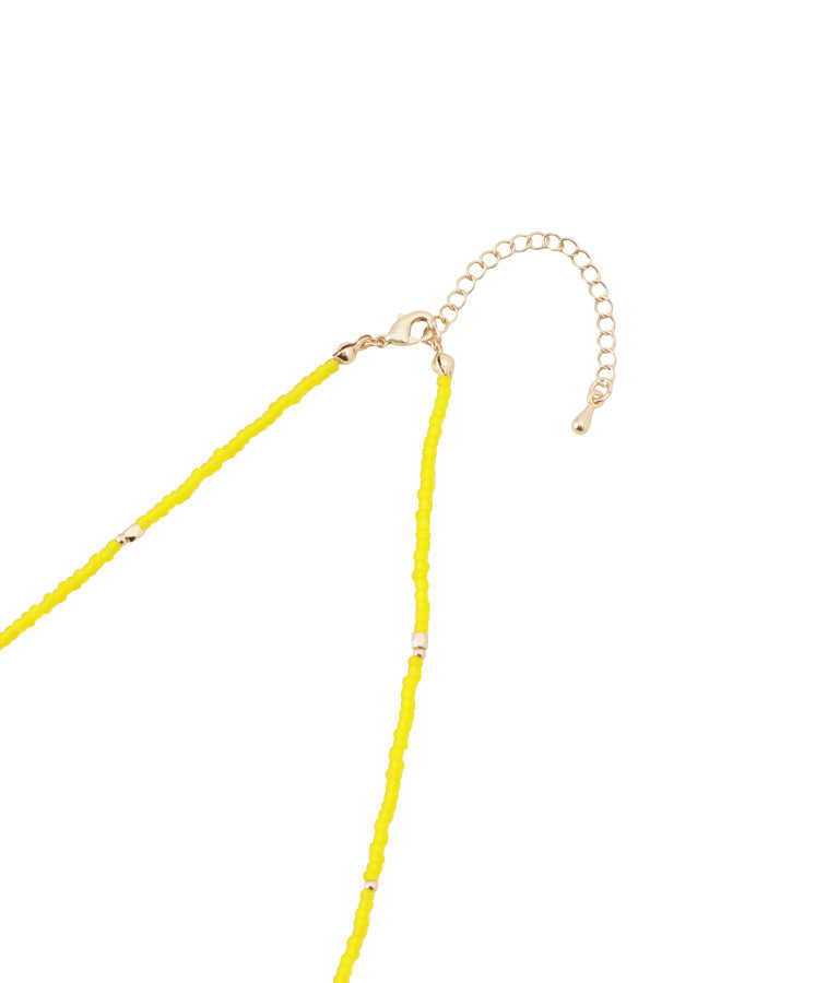 カラービーズ ネックレス 529-6391