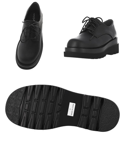 フェイクレザー レースアップ シューズ 799-8413