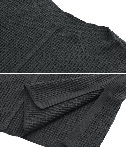 ワッフル編み スリット ニット トップス【セットアップ着用可】 793-8683