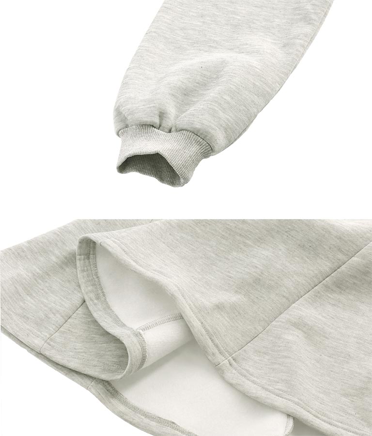 裏起毛スウェットフレアワンピース 157-5316