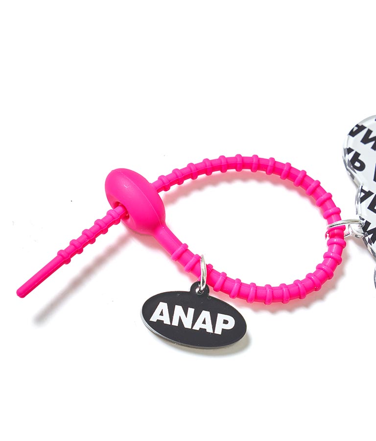 ANAP ロゴ アクリル ミラー キーホルダー  799-8848