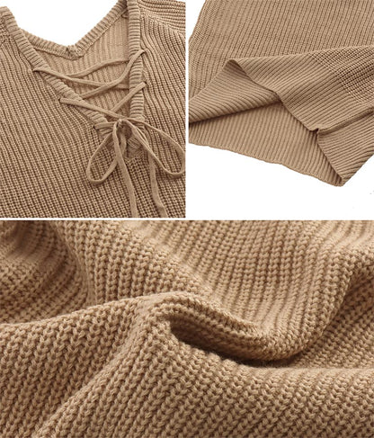 バックスピンドルニットチュニック 793-8580