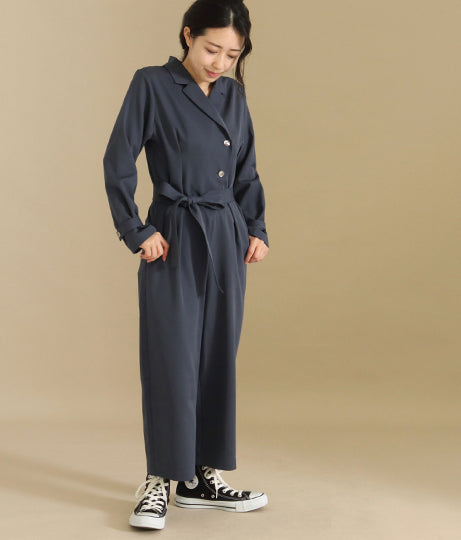 【低身長向けサイズ】ダブルブレストオールインワン 83822