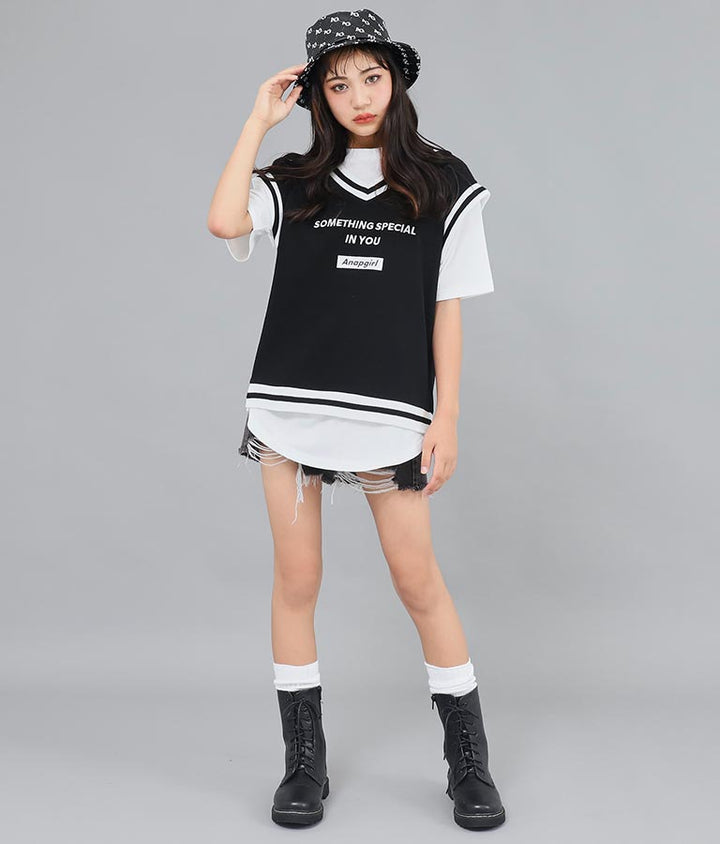 フェイクレザーモノグラムバケットハット 919-6958