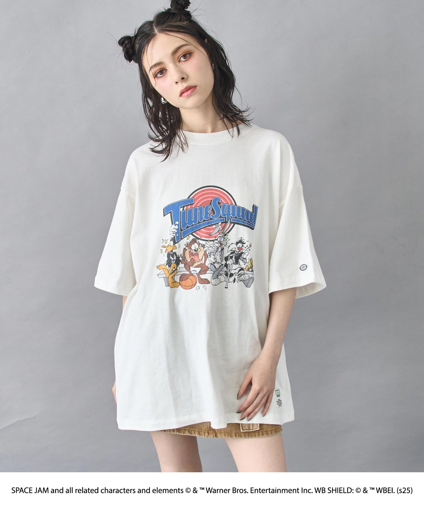 【DISCUS】「LOONEY TUNES／ルーニー・テューンズ」キャラクタープリントTシャツ 793-9303