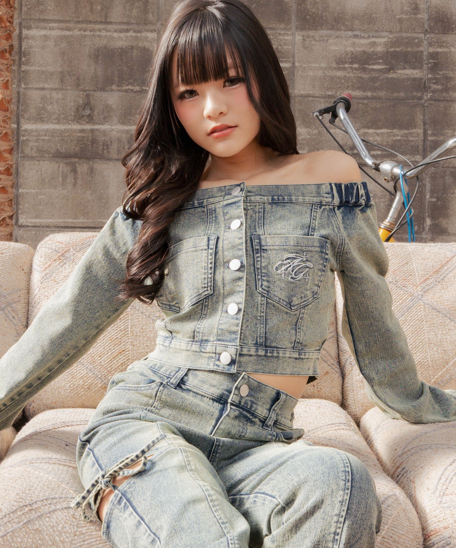 ブルー/146cm(Sサイズ着用)