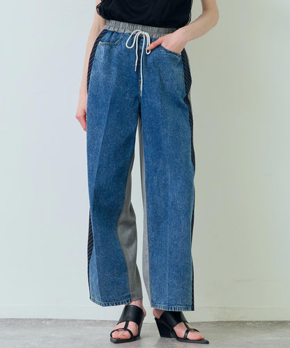 Eimee Law バック ストライプ サイド ライン デニム パンツ 362-9686